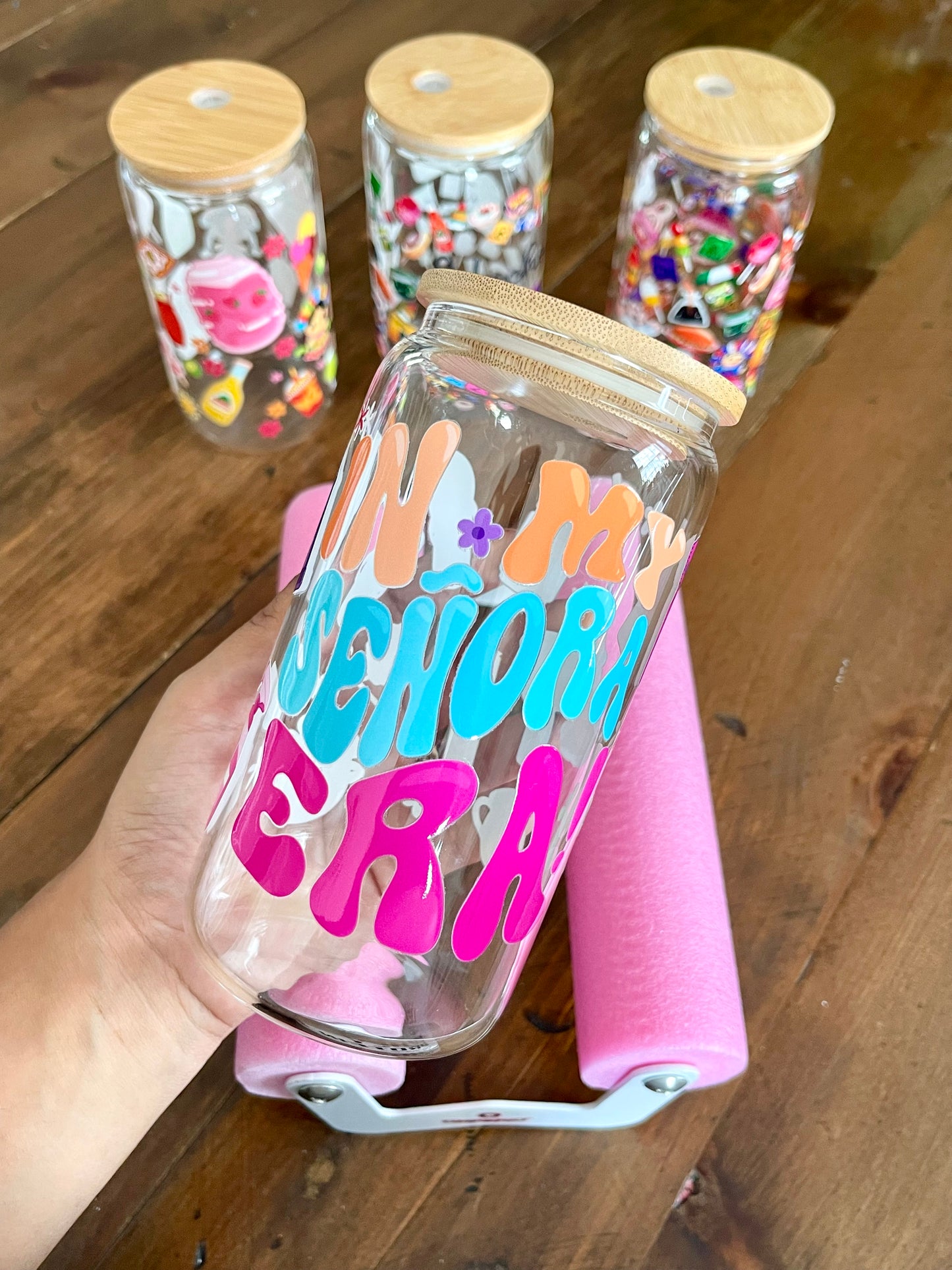 In My Señora Era 16oz Glass Cup