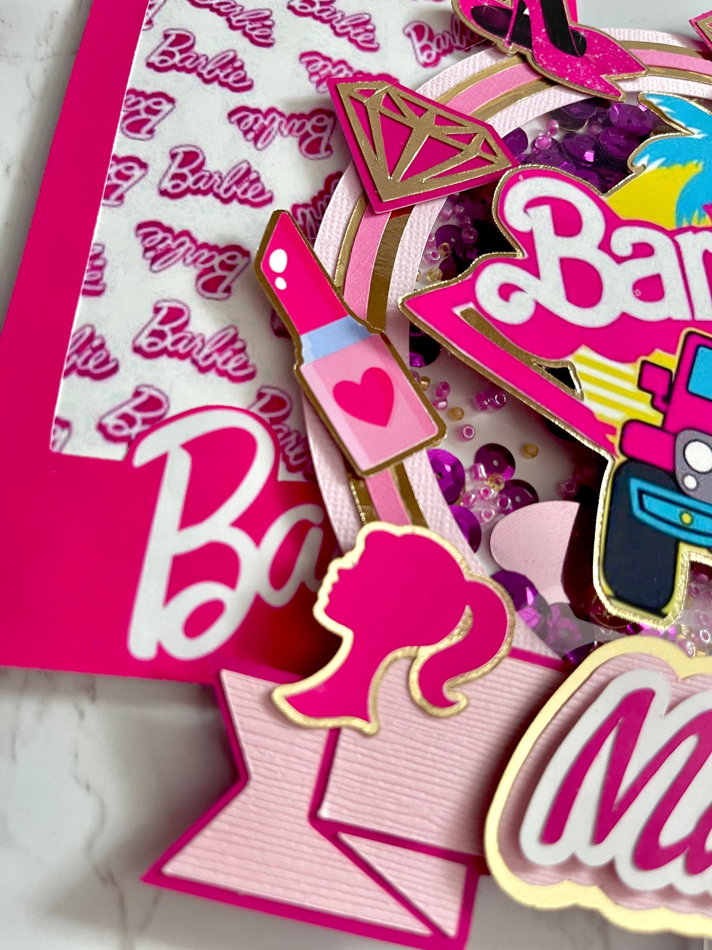 Barbie Cake Topper Shaker
