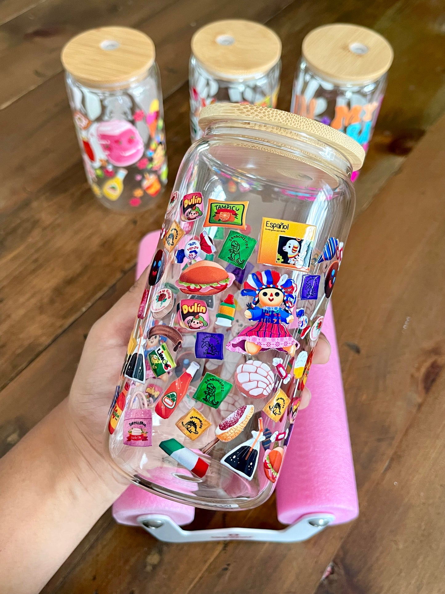 Mexico Everything 16oz Glass Cup