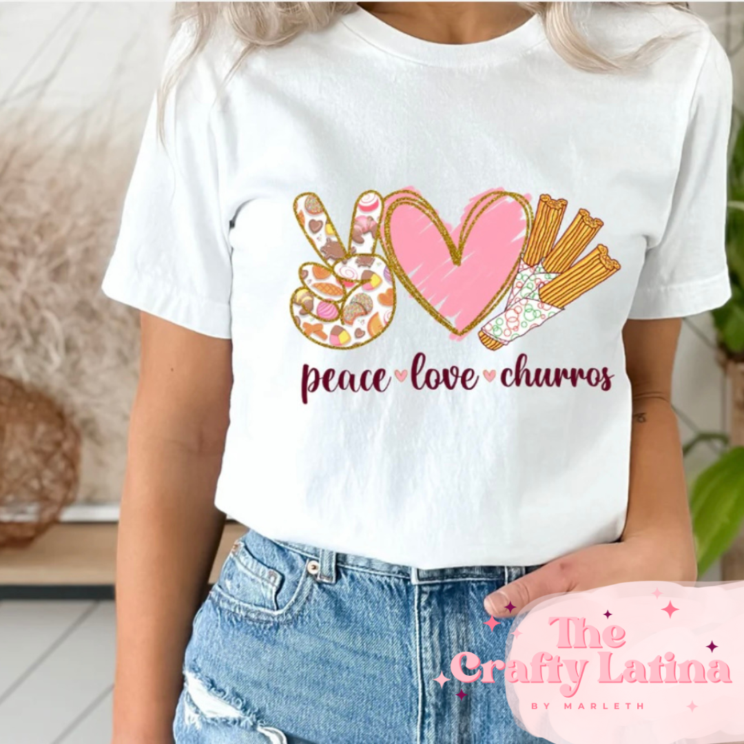 Peace Love Churros T-Shirt