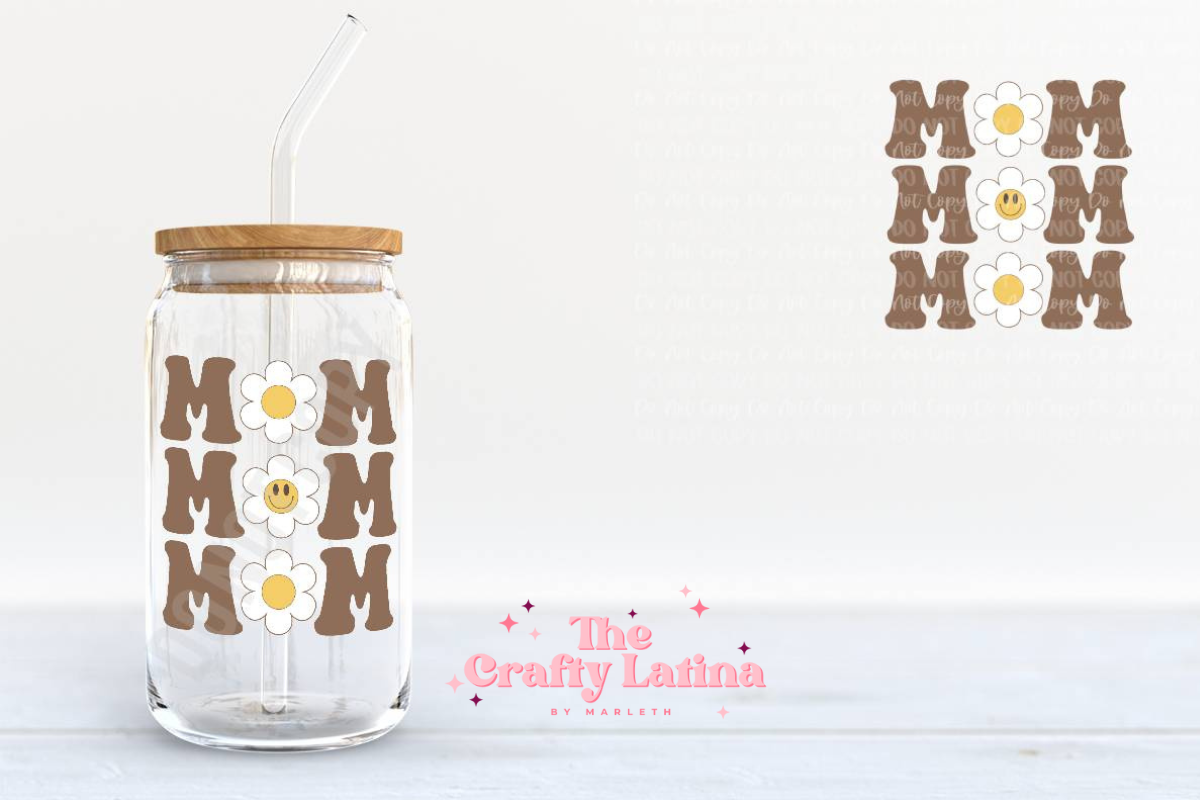 MOM 16oz Glass Cup