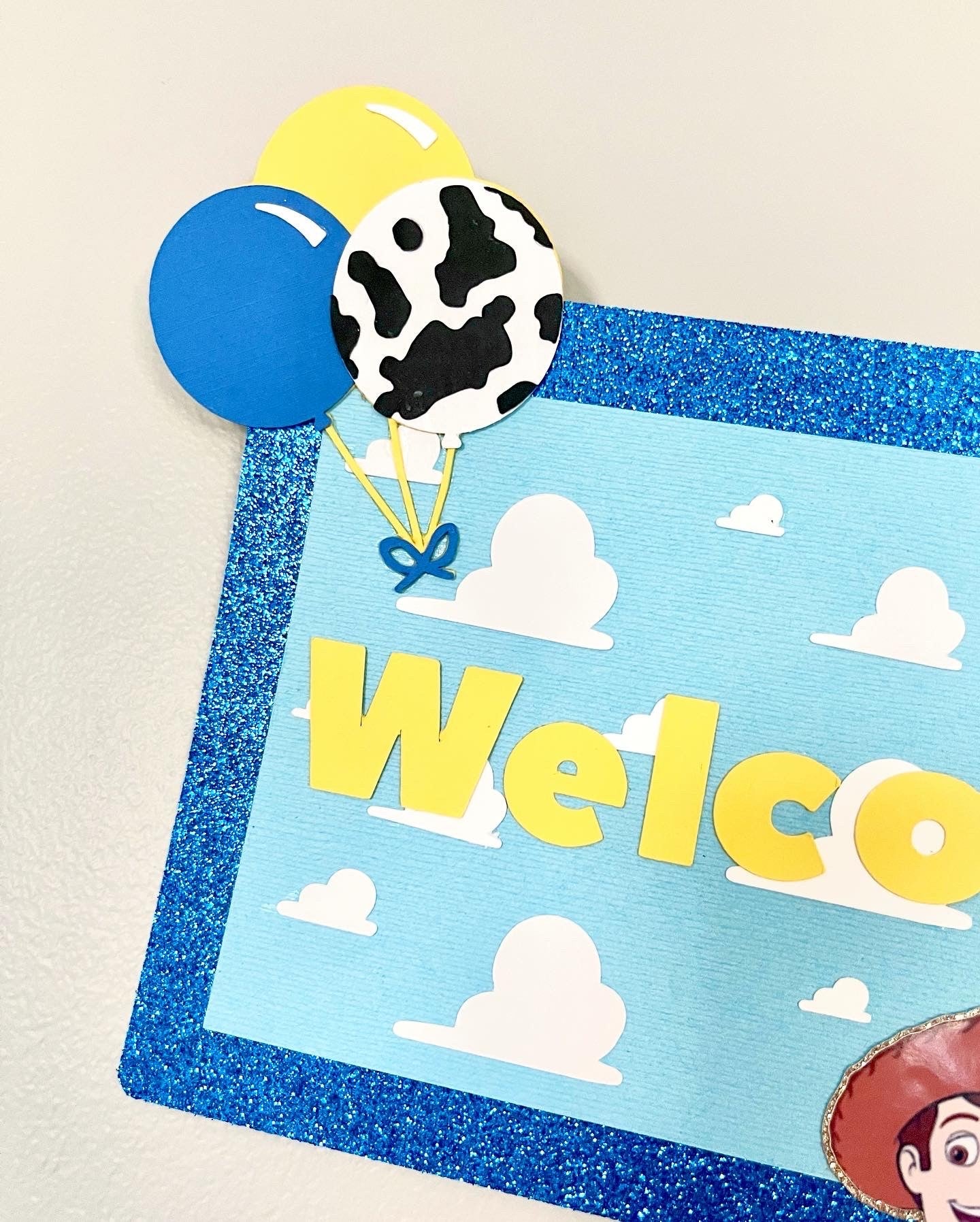 Toy Story Welcome Birthday Banner