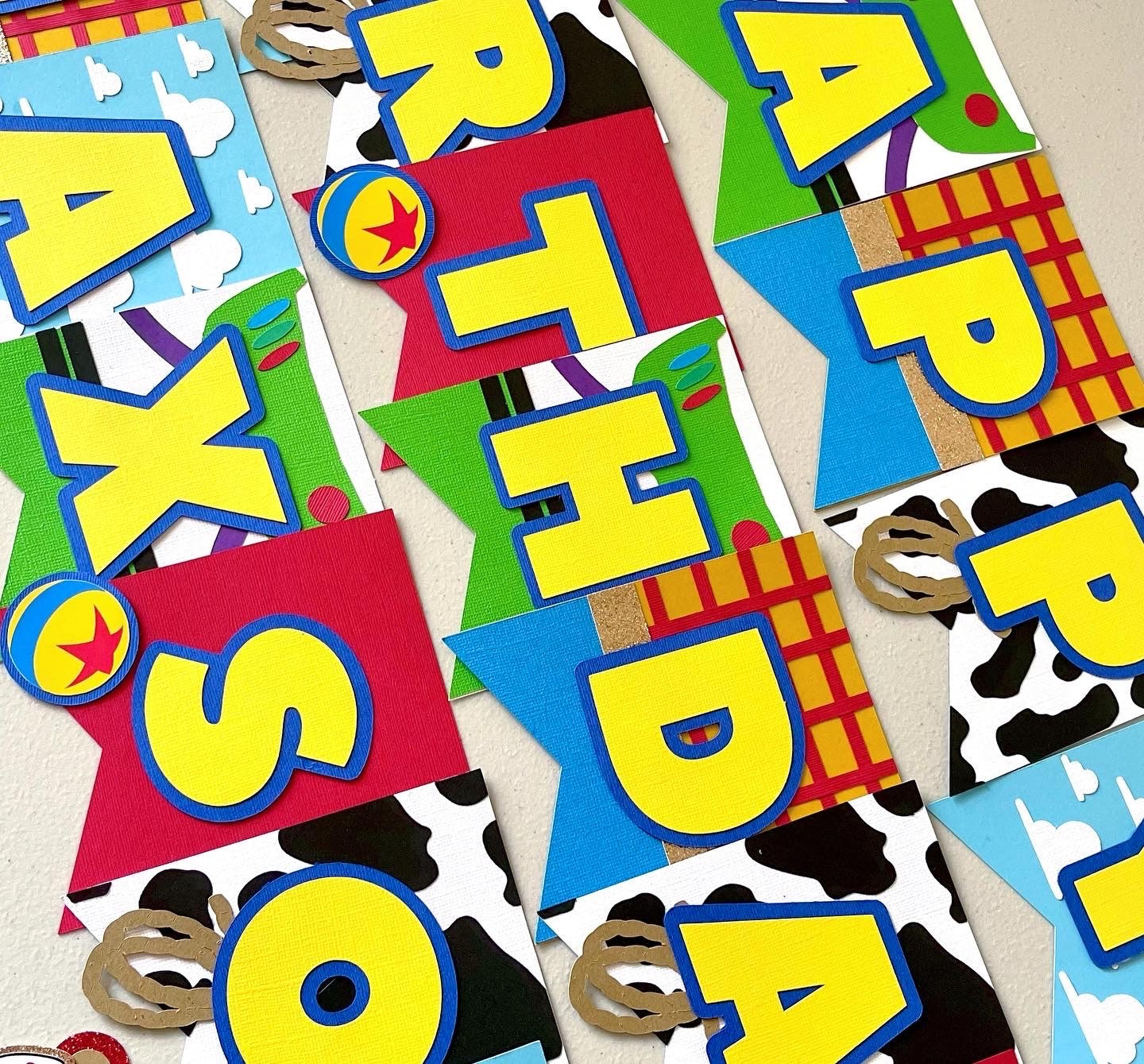 Toy Story Birthday Banner