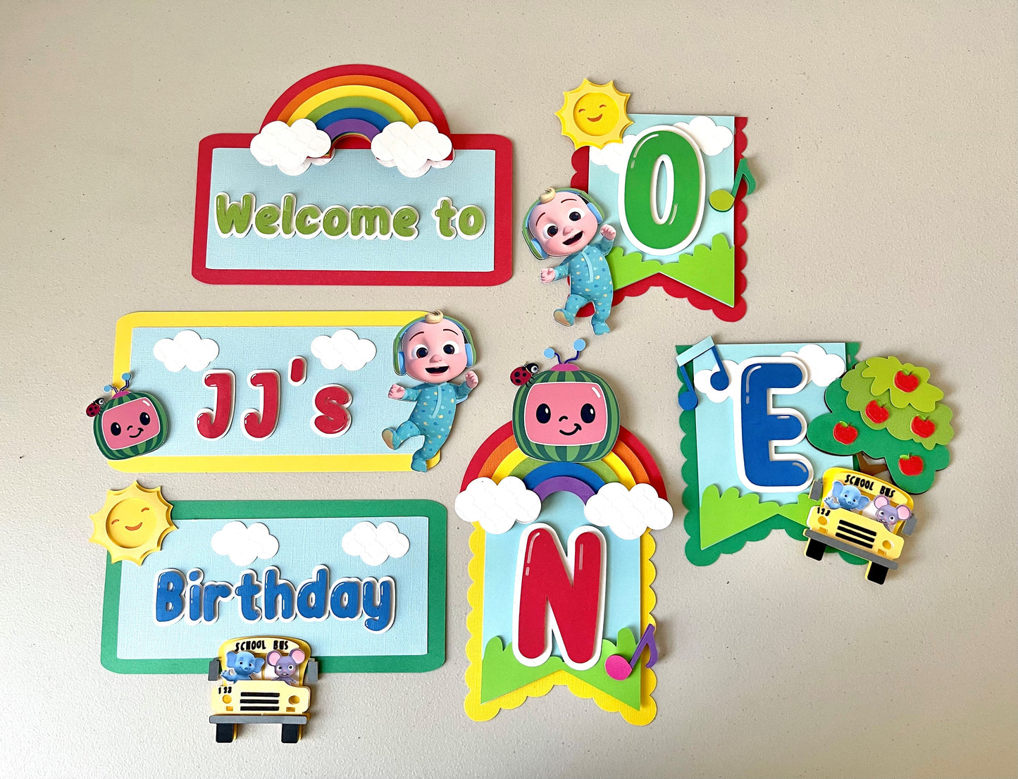 Cocomelon High Chair Banner