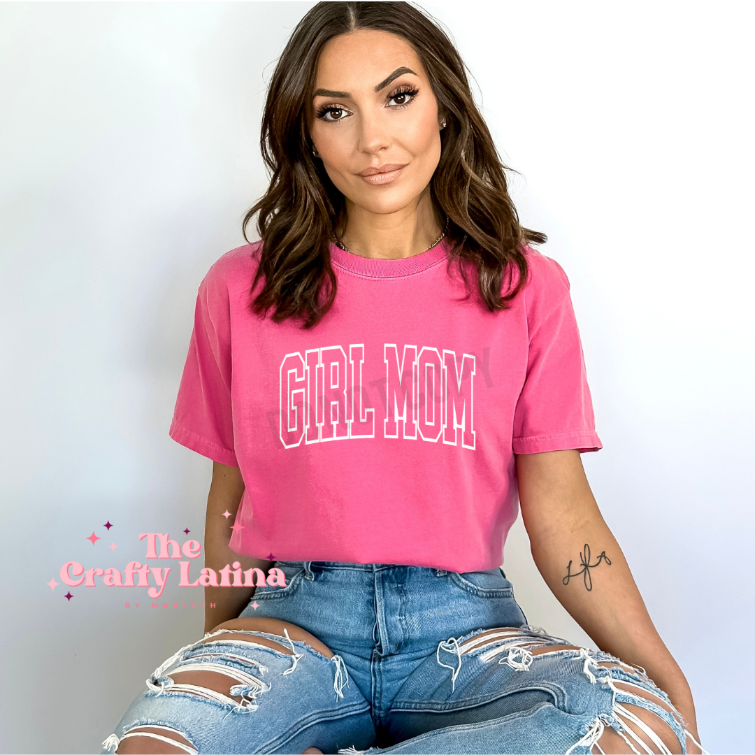 Mama Pink Print T-Shirt