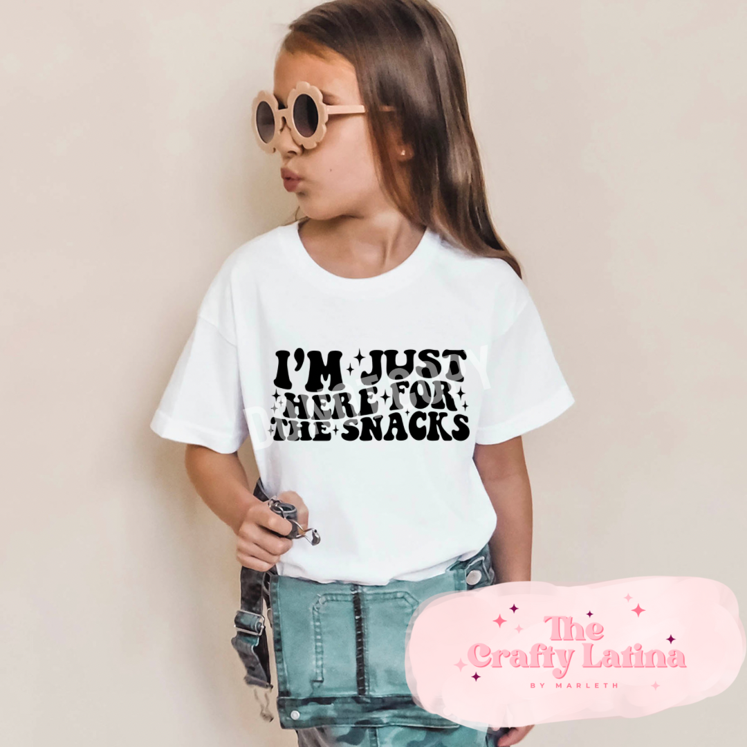 Kids Just Here for the Snacks T-Shirt
