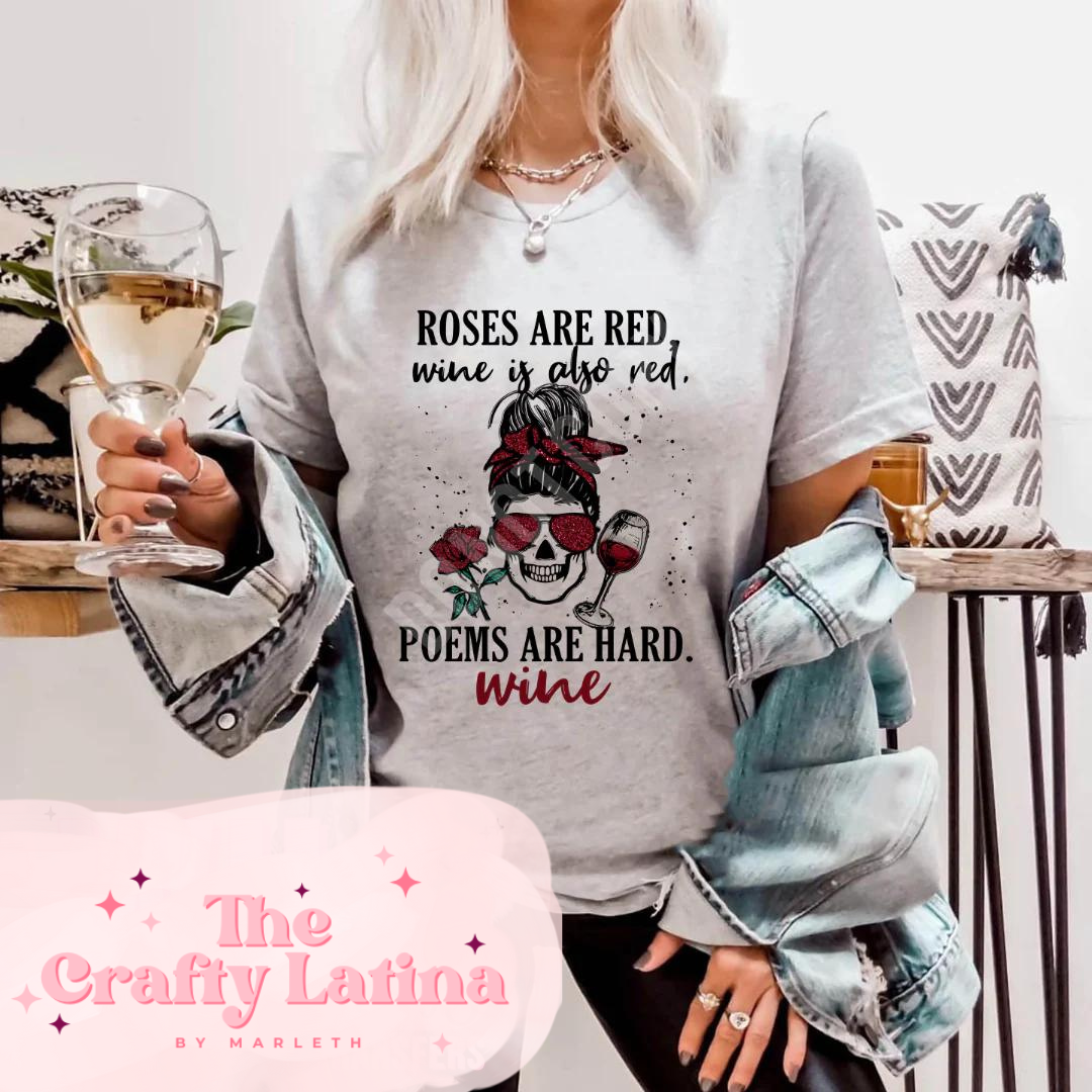 Poems are Hard Womens T-Shirt