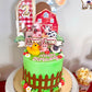 Farm Cake Topper Shaker