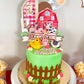 Farm Cake Topper Shaker