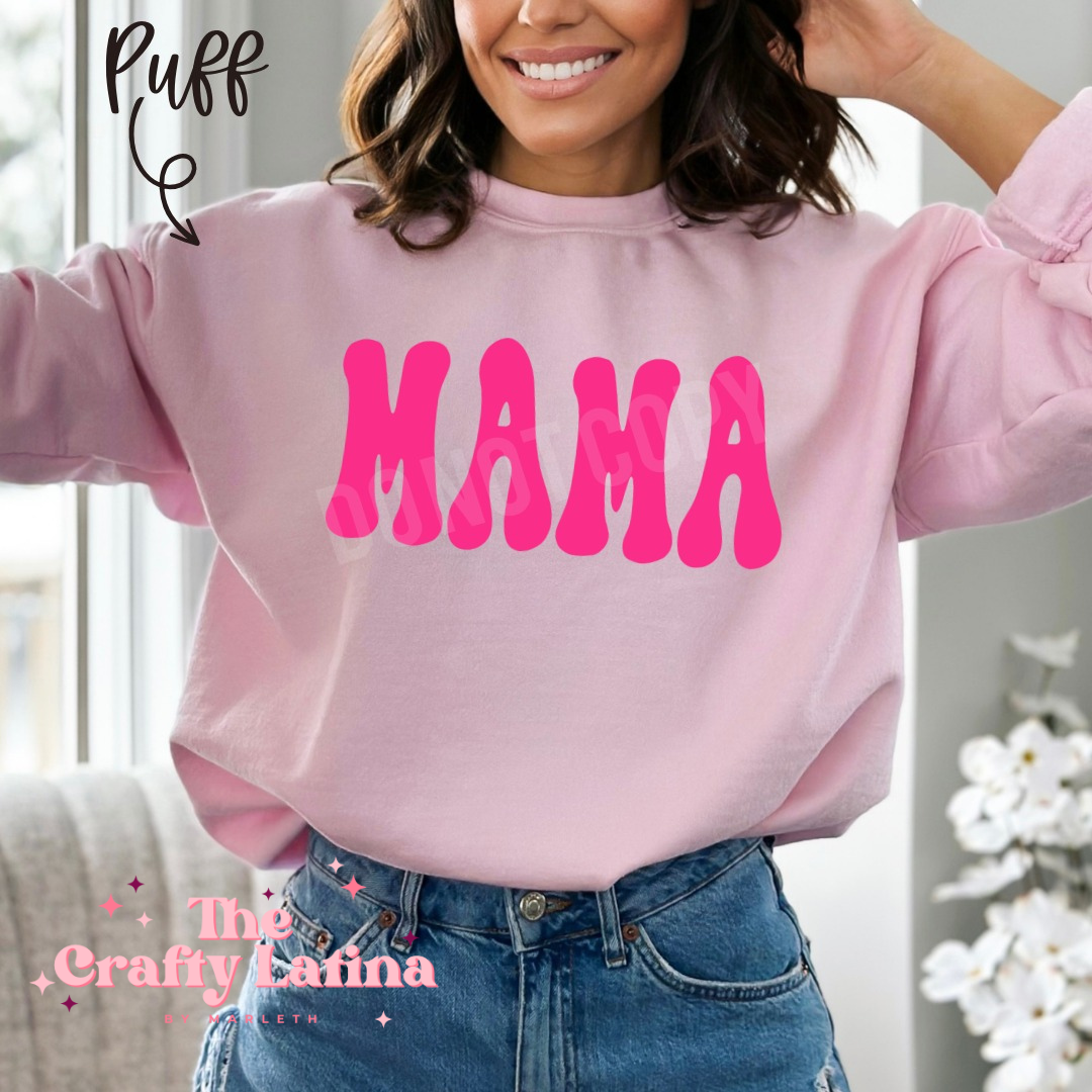 Mama Pink Puff T-Shirt